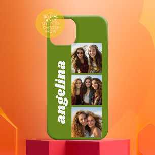 Coque Case-Mate iPhone 3 photos et nom tendance - vert avocat