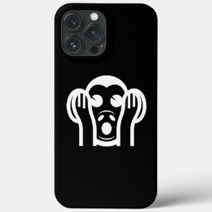 iPhone 13 Pro Max Case 3 Singes Sages Kikazaru 聞かざる N'entend pas le Mal E