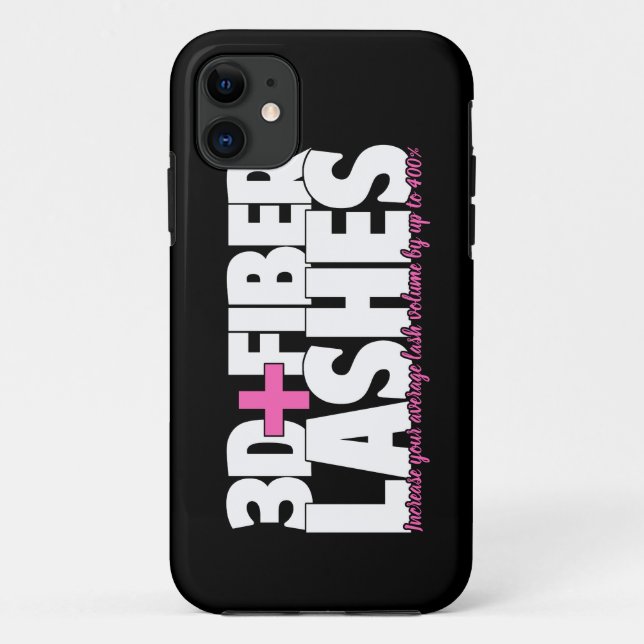 Coques Case-Mate iPhone 3D + Mèches de fibre (Dos)