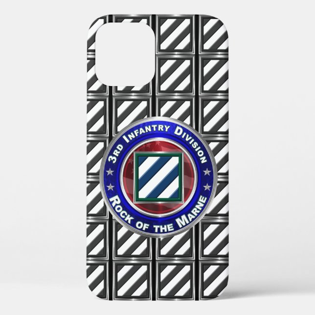 Coques Case-Mate iPhone 3e division d'infanterie « Roc du Marne » (Verso)
