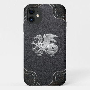 Coque iPhone 11 [400] Dragon islandais, Landvæ ttir [Argent]