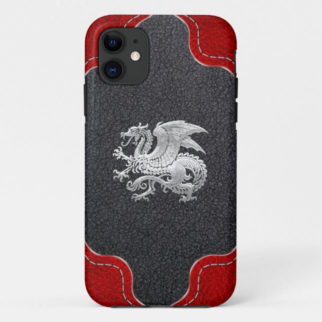 Coques Case-Mate iPhone [400] Dragon islandais, Landvæ ttir [Argent] (Dos)