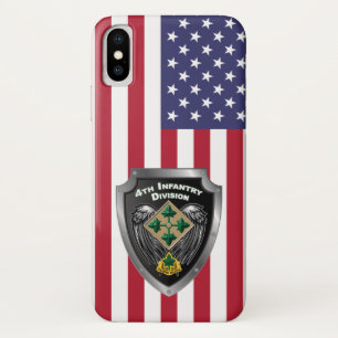 Case-Mate iPhone Case 4e division d'infanterie, " Steadfast and Loyal "