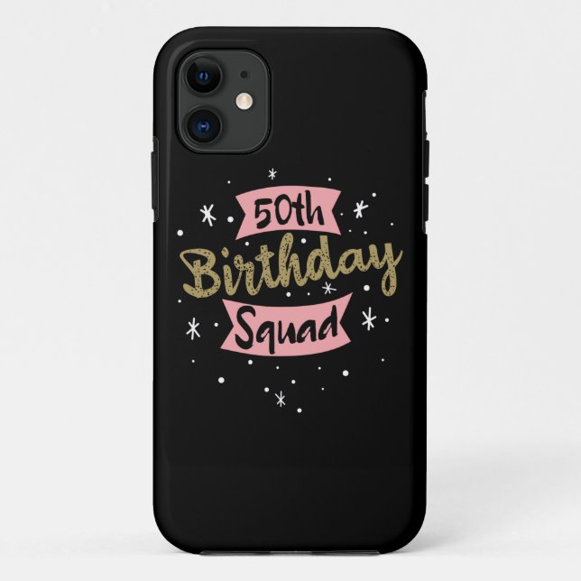 Coques Case-Mate iPhone 50e Escouade d'anniversaire (Dos)