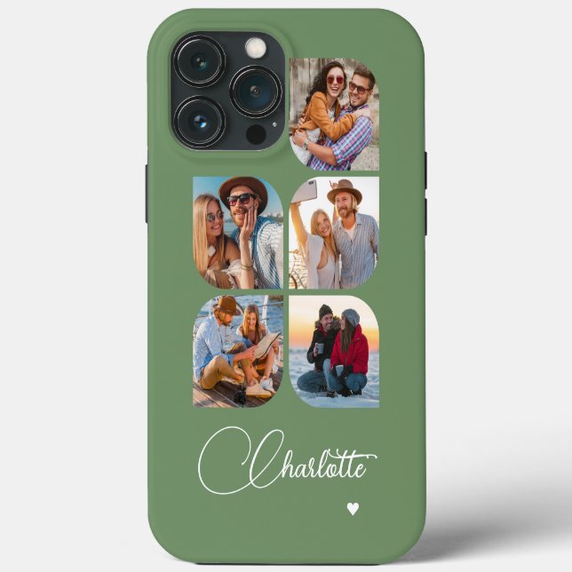 Coques Case-Mate iPhone 5 Photo Moderne Tendance Simple Nom Personnalisé (Verso)