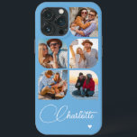 Case-Mate iPhone Case 5 Photo Moderne tendance Simple Nom personnalisé s<br><div class="desc">5 Photo Moderne tendance Simple Coeur Personnalisé Nom iPhone Dossier téléphone comprend cinq de vos photos préférées avec votre nom personnalisé dans élégant script de calligraphie blanche accentué d'un coeur d'amour. Personnalisez en modifiant le texte dans la zone de texte fournie. Parfait pour l'anniversaire, Noël, Fête des Mères, baby showers,...</div>