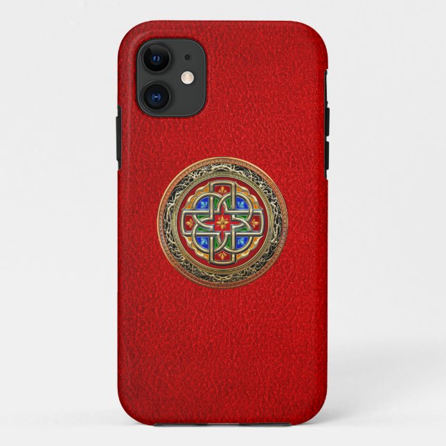 Coques Case-Mate iPhone [600] Croix celtique [Or+Émail] (Dos)