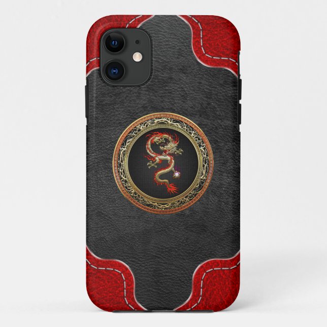 Coques Case-Mate iPhone [600] Dragon chinois d'or Fucanglong (Dos)