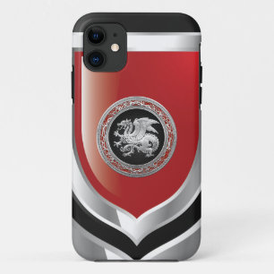 Coque Case-Mate Pour iPhone [600] Dragon islandais, Landvæ ttir [Argent]