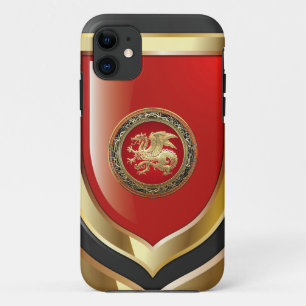 Coque iPhone 11 [600] Dragon islandais, Landvæ ttir [Or]
