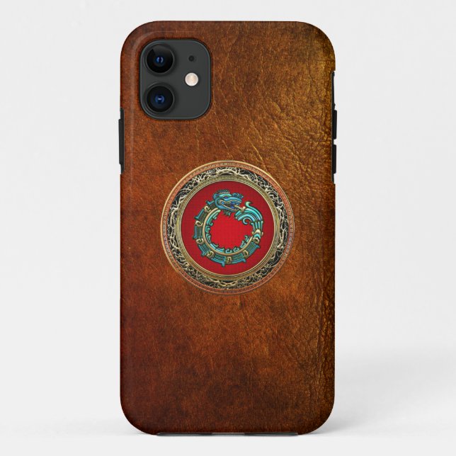 Coques Case-Mate iPhone [600] Serpent Dieu Quetzalcoatl [Jade] (Dos)