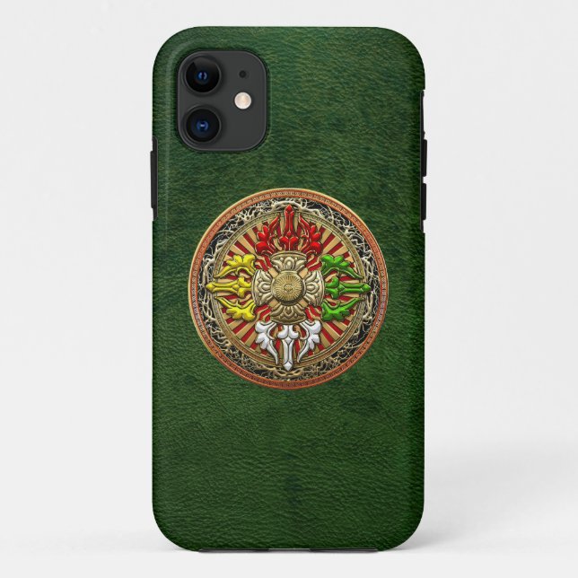 Coques Case-Mate iPhone [600] Tibétain Double Dorje Mandala (Dos)