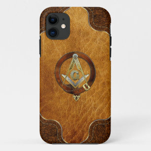 Coque Case-Mate iPhone [68] Maître Mason, 3e degré [couronne en cuir]