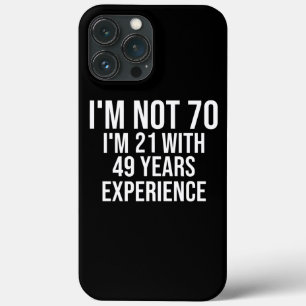 Case-Mate iPhone Case 70 Anniversaire Drôle Citation 70e Anniversaire Di
