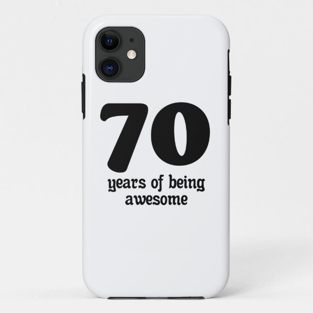 Coques Case-Mate iPhone 70 ans d'être génial (Dos)