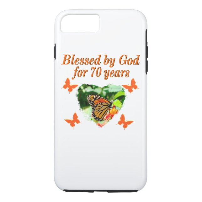 COQUES Case-Mate iPhone 70E ANNIVERSAIRE BUTTERFLY PHOTO DESIGN (Dos)