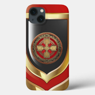 Case-Mate iPhone Case [800] Ancienne Croix du noeud d'or sacré celtique