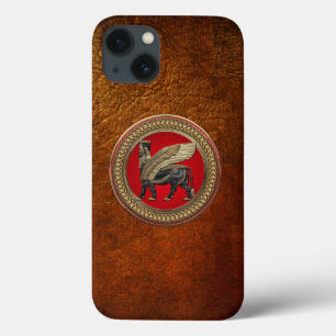 Case-Mate iPhone Case [800] Taureau ailé assyrien : or et lamassu noir