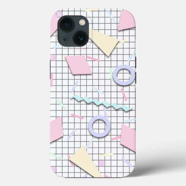 Coques Case-Mate iPhone 80s Candy Pastel Geo Téléphone Case (Verso)
