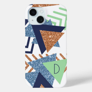 Coque Case-Mate iPhone 80s Colorful Abstrait Monogramme de la palette l