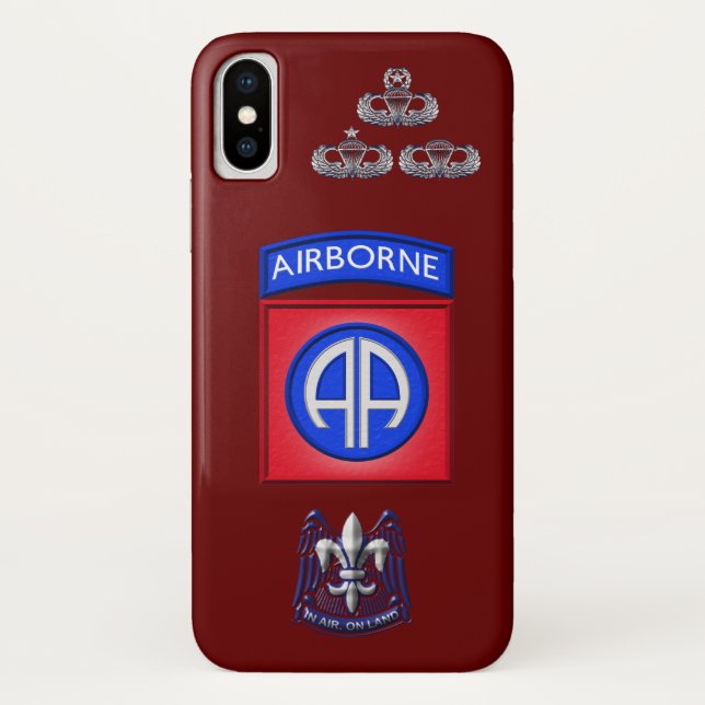 Coques Case-Mate iPhone 82ème Division aéroportée « All The Way » (Dos)