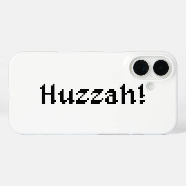 Coques Case-Mate iPhone 8 Bits Huzzah ! (Verso (horizontal))