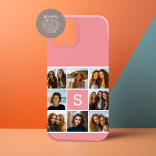 Coque Case-Mate iPhone 8 Photo Instagram Collage Monogramme personnalisé