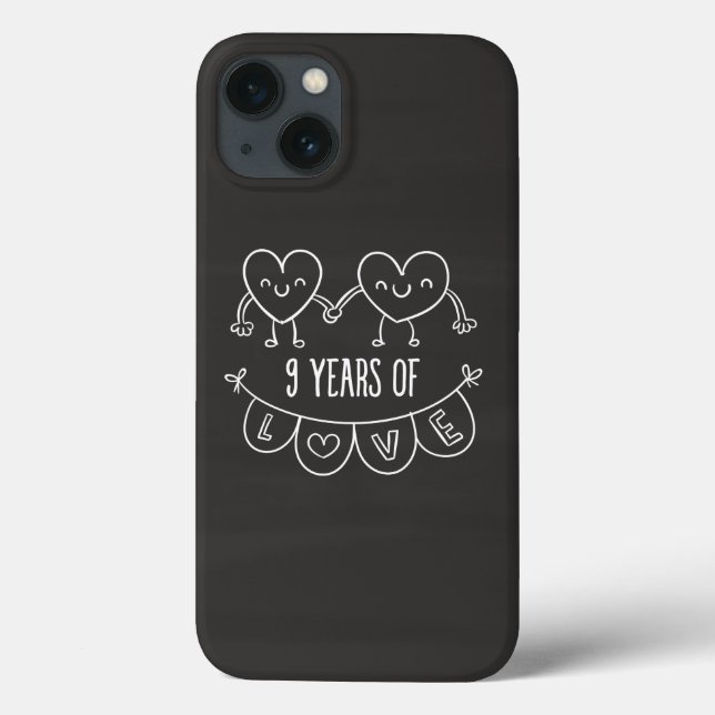 Coques Case-Mate iPhone 9e Anniversary Poison de Chalk Hearts (Verso)
