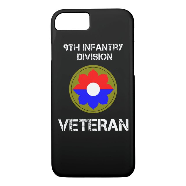 Coques Case-Mate iPhone 9ème Vétéran de Division d'infanterie (Dos)