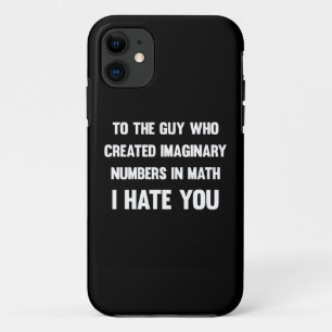 Case-Mate iPhone Case A celui qui a créé des nombres imaginaires... Drô