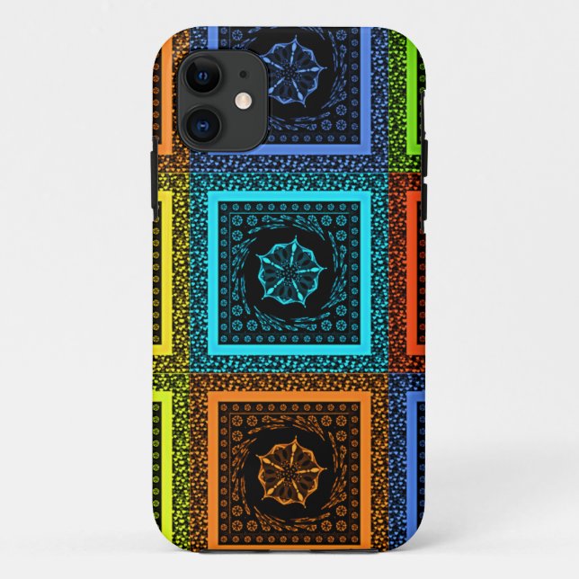 Coques Case-Mate iPhone À damiers d'Afrique Imprimer (Dos)