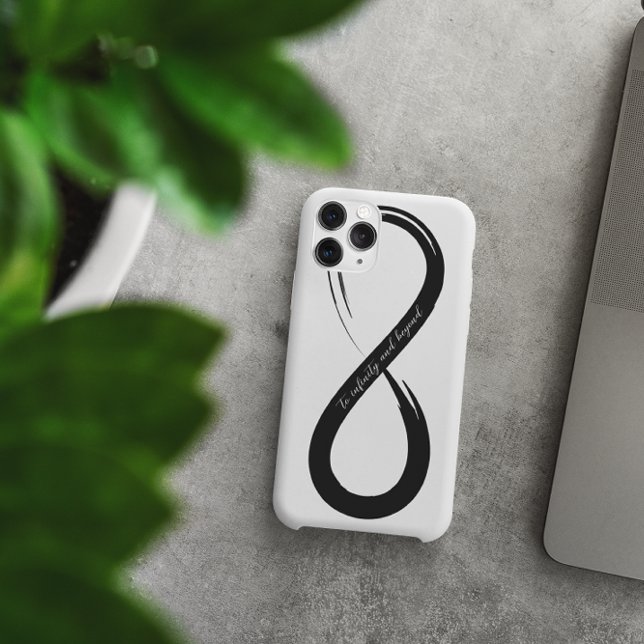 Coques Case-Mate iPhone À Infinité Et Au-Delà Brush Stroke Symbole (Créateur téléchargé)