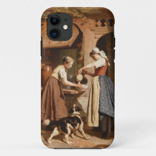 Coque iPhone 11 À la laiterie, 1866 (huile sur le panneau)