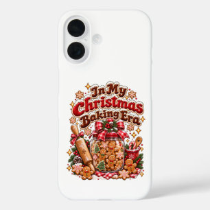 Coque Pour iPhone 16 À mon ère de pâtisserie de Noël Rétro Pain d'épice