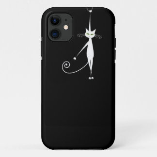 Coque Case-Mate Pour iPhone À peine là caisse accrochée par Kitty fantaisie