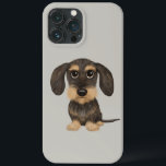 Case-Mate iPhone Case À poils durs Dachshund | Teckel de chien de carica<br><div class="desc">Coque iphone de à poils durs Dachshund Lover. Sanglier et Teckel couleur bronze.</div>