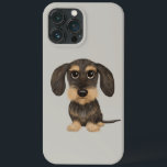 Case-Mate iPhone Case À poils durs Dachshund | Teckel de chien de carica<br><div class="desc">Coque iphone de à poils durs Dachshund Lover. Sanglier et Teckel couleur bronze.</div>