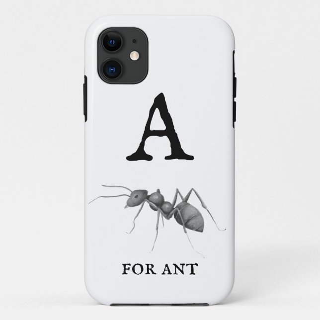 Coques Case-Mate iPhone "A" pour Ant (Dos)