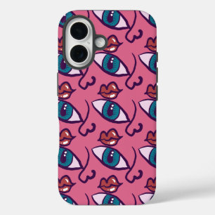 Coque Pour iPhone 16 A propos du visage - Yeux nez Bouche lèvres visage