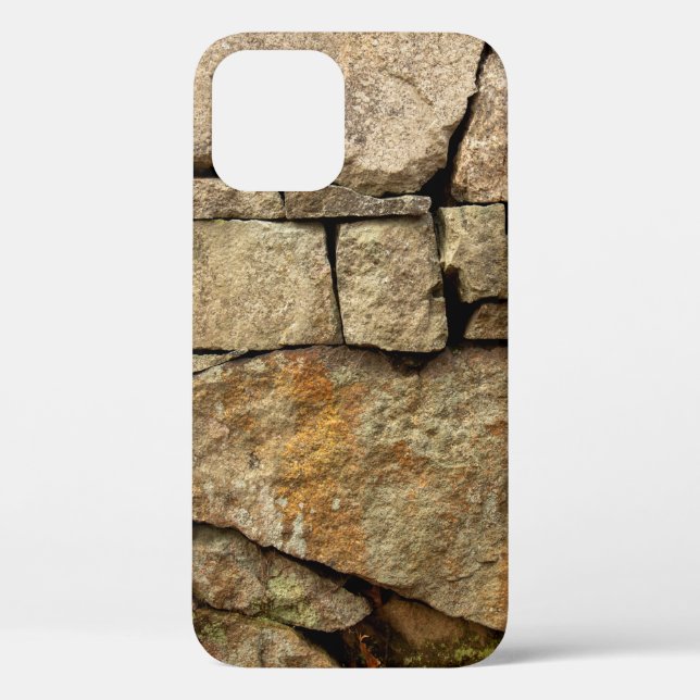 Coques Case-Mate iPhone A stone wall made of cobblestones background textu (Verso)