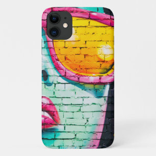 Case-Mate iPhone Case à visage bleu plein coeur