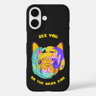 Coque Pour iPhone 16 À vous voir du côté de l'aboiement Chien jeu de mo
