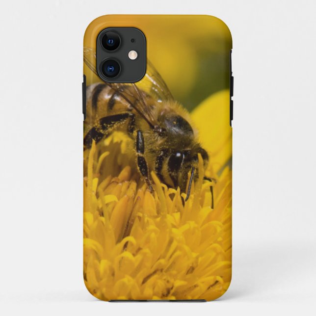 Coques Case-Mate iPhone Abeille Africaine Avec Sacs De Pollen En Train De  (Dos)