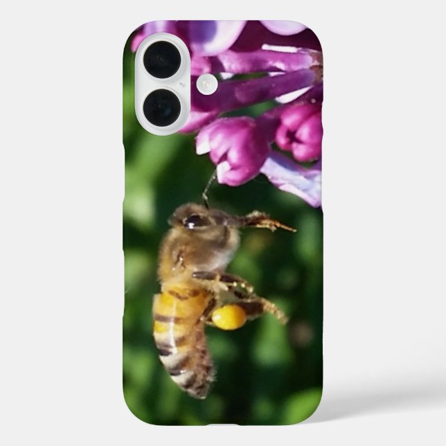 Coques Case-Mate iPhone Abeille de miel affamée et Lilacs (Verso)