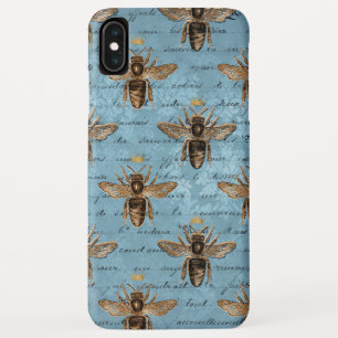 Case-Mate iPhone Case Abeille de miel bleu Vintage