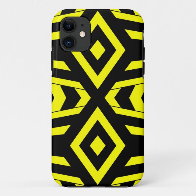 Coques Case-Mate iPhone Abeille géométrique (Dos)