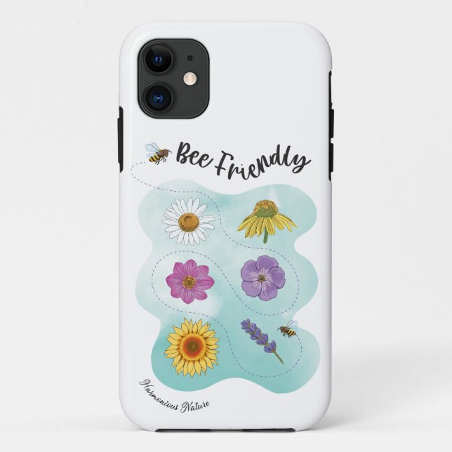 Coques Case-Mate iPhone Abeille - Harmonieux Nature (Dos)