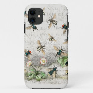 Case-Mate iPhone Case Abeille Reine Entomologie Botanique Vintage