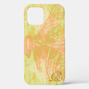 Case-Mate iPhone Case Abeille rose moderne et monogramme
