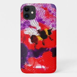 Case-Mate iPhone Case Abeille rouge violet coloré